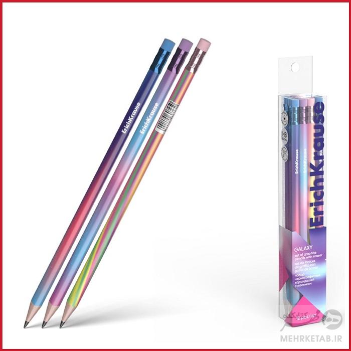 مداد پاک کن دار مدل گالکسی اریک کراوس ErichKrause galaxy pencil