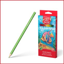 مداد رنگی 24 رنگ جعبه مقوایی اریک کراوس ErichKrause 24 colors color pencils