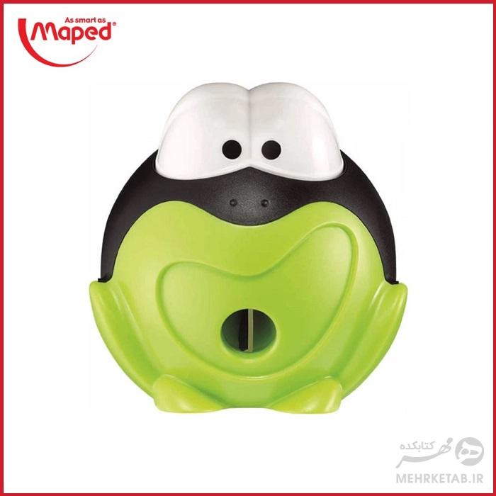 تراش طرح قورباغه مدل کروک کروک مپد Maped Croc Croc Signal 1 Hole Pencil Sharpener - تصویر 5