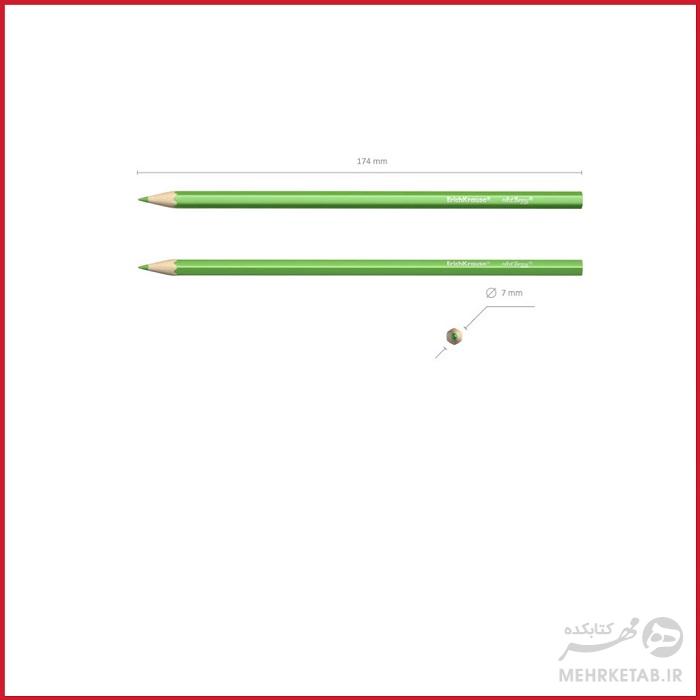 مداد رنگی 24 رنگ جعبه مقوایی اریک کراوس ErichKrause 24 colors color pencils - تصویر 4