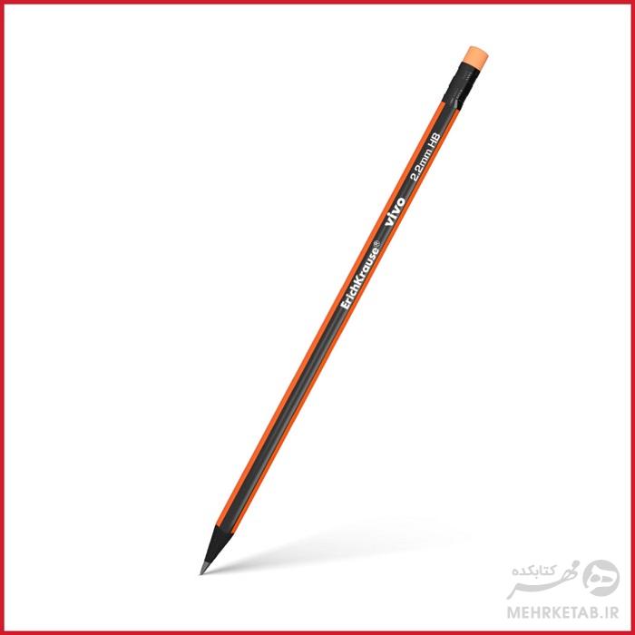 مداد مشکی پاک کن دار اریک کراوس مدل ویوو تک عددی ErichKrause Vivo pencil - تصویر 3
