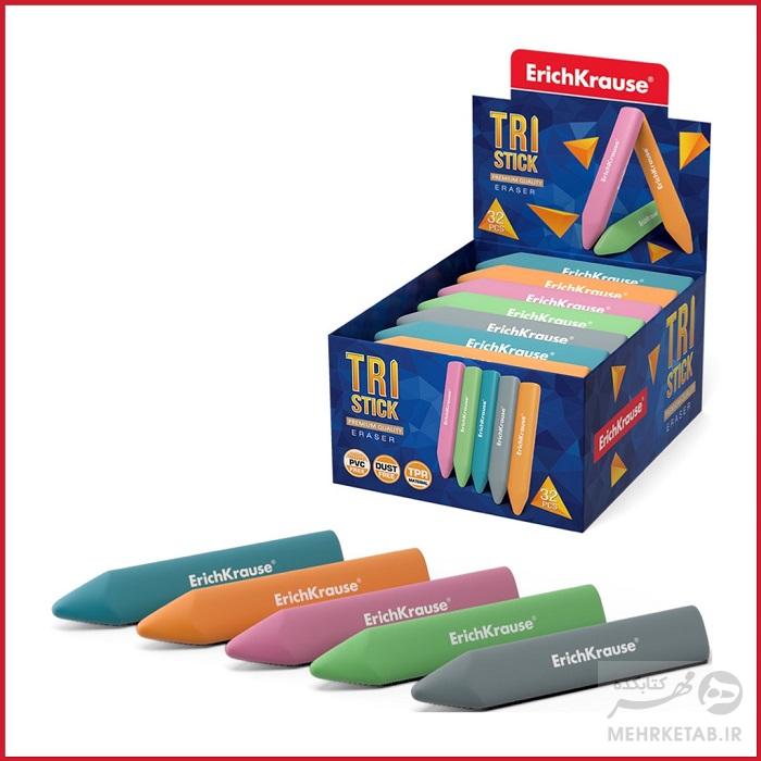 پاک کن طرح استیکس اریک کراوس ErichKrause tri-stick eraser