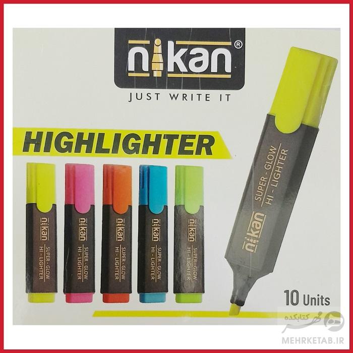 ماژیک علامت گذار نیکان Nikan super-glow hi-lighter