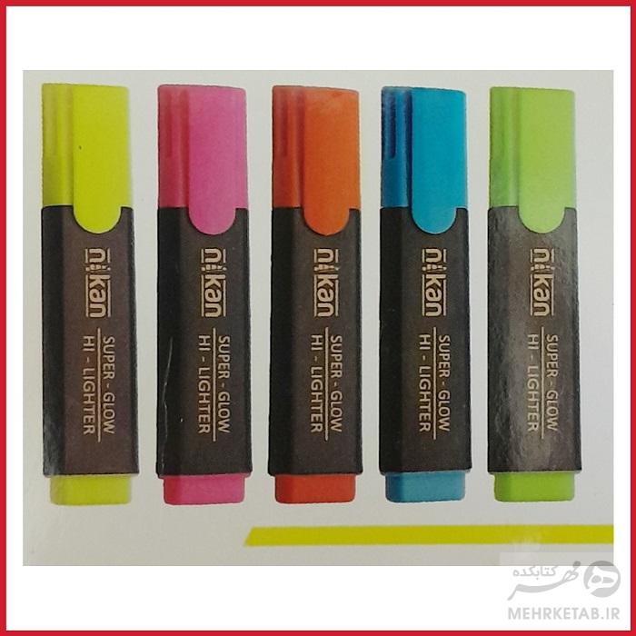 ماژیک علامت گذار نیکان Nikan super-glow hi-lighter - تصویر 2