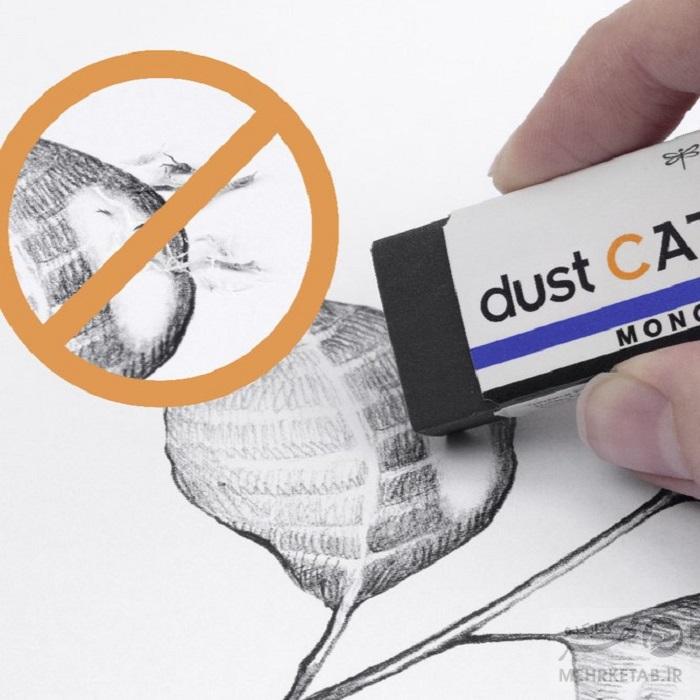 پاک کن تومبو مدل داست کچ مشکی MONO Dust catch Eraser - تصویر 2