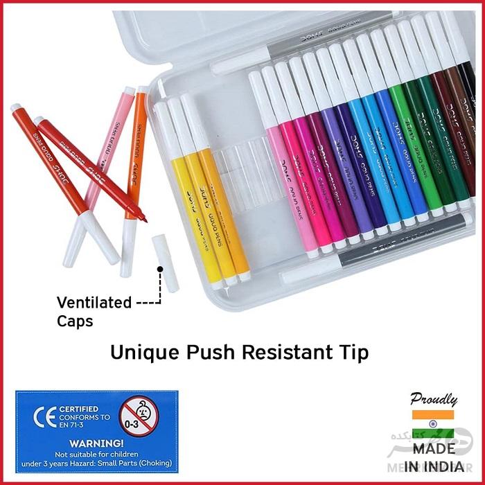 ماژیک 24 رنگ دامز doms 24 shades water colour pen - تصویر 2