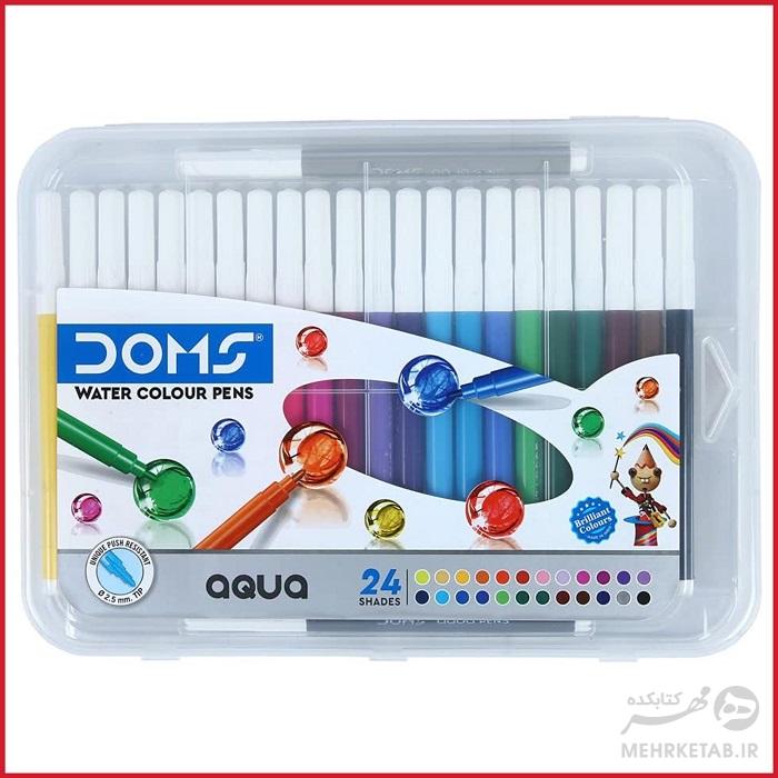 ماژیک 24 رنگ دامز doms 24 shades water colour pen