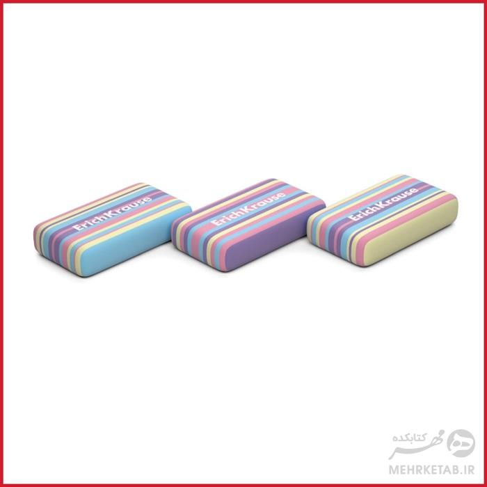 پاک کن پاستل لاین اریک کراوس ErichKrause pastel lines eraser - تصویر 2