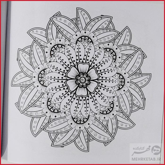 کتاب رنگ آمیزی بزرگسالان جادوی ماندالا - تصویر 2