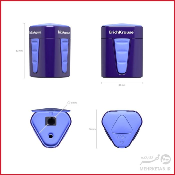 تراش مخزن دار اریک کراوس مدل 3 تاچ ErichKrause  3 touch Pencil sharpener - تصویر 3