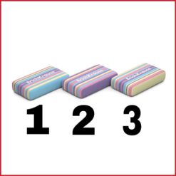 پاک کن پاستل لاین  اریک کراوس  ErichKrause pastel lines eraser - طرح 1
