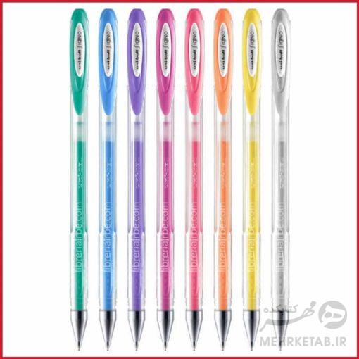 روان نویس رنگی یونی بال مدل آنجلیک  uni-ball Signo Angelic Colours Gel Ink Rollerball Pen