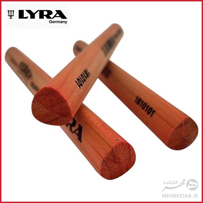 مداد جامبوی کوتاه مخصوص کودک لیرا Lyra  Tri Grip Triangular Children's Pencils - تصویر 3