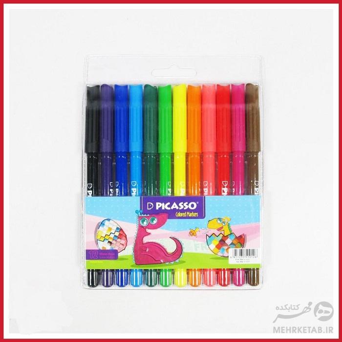 ماژیک 12 رنگ پیکاسو - تصویر 2