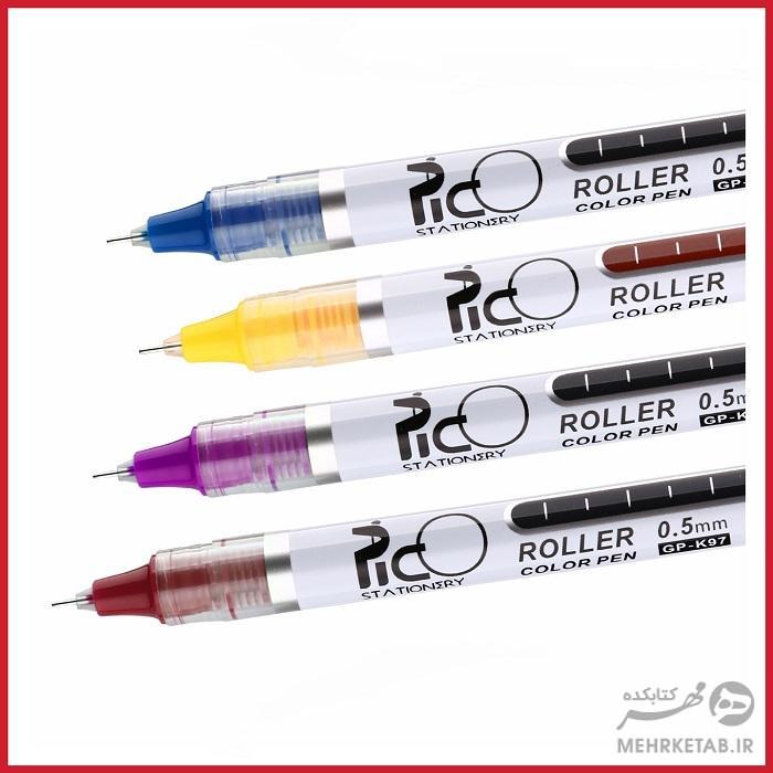 روان نویس ریز نویس 12 رنگ پیکو pico roller color pen set of 12 - تصویر 2