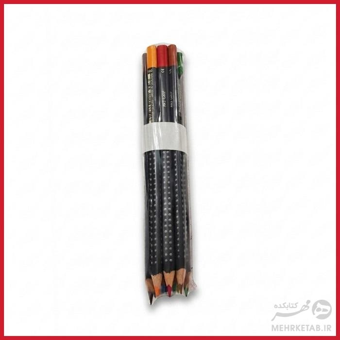 مداد رنگی 10 رنگ آرت گریپ فابر کاستل Art Grip 10 Coloured Pencils - تصویر 3