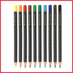مداد رنگی 10 رنگ آرت گریپ فابر کاستل Art Grip 10 Coloured Pencils