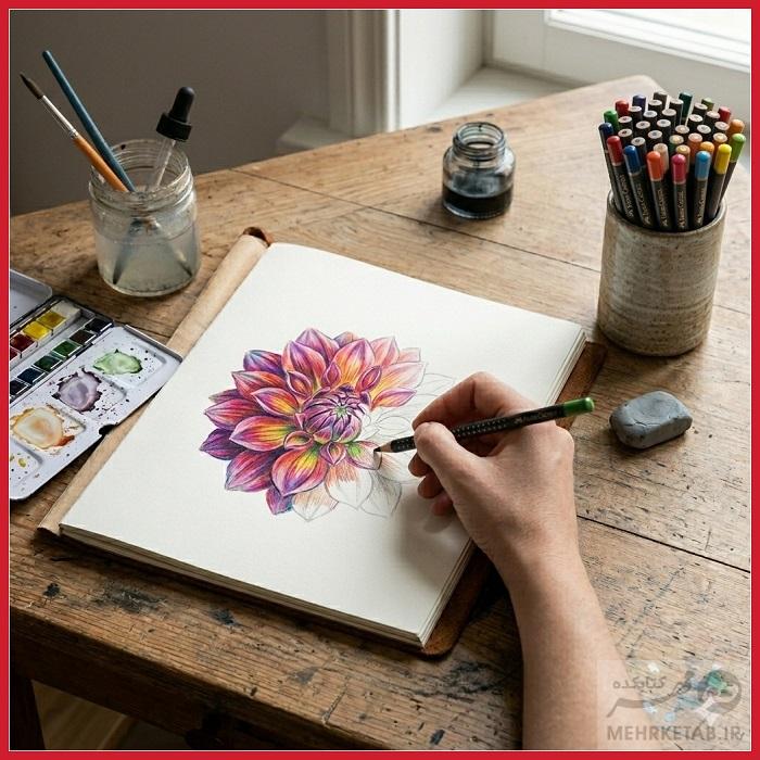 مداد رنگی 10 رنگ آرت گریپ فابر کاستل Art Grip 10 Coloured Pencils - تصویر 2