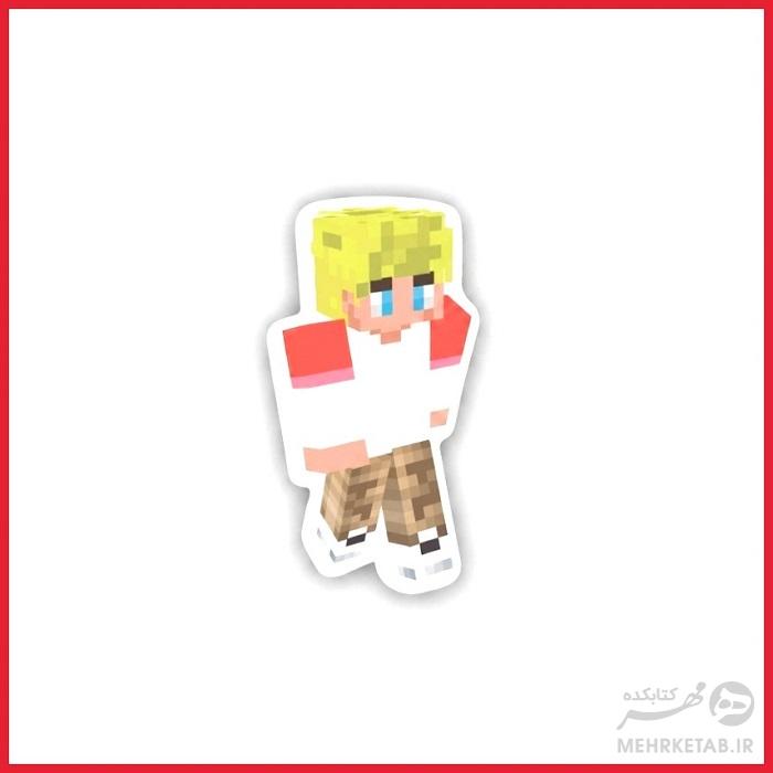 استیکر گیل استیک طرح ماینکرافت کد 2 - تصویر 5