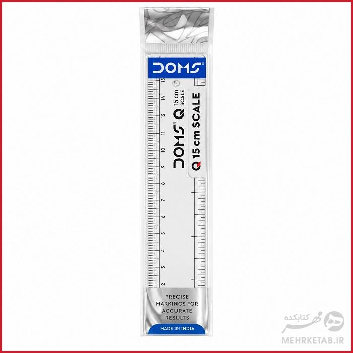 خط کش 15 سانتی متری دامس doms 15 cm scale